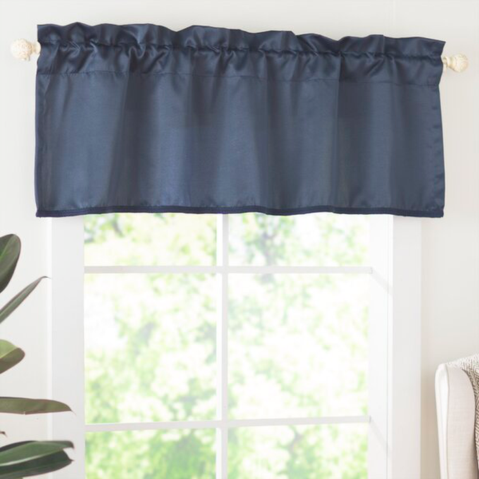 Solid Color 54'' Window Valance