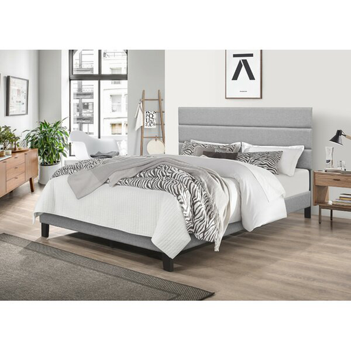 Larocco Upholstered Low Profile Platform Bed