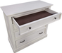 Seaside Lodge White Queen Bed, Night Stand, and Chest by Home Styles