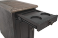 Signature Design by Ashley Tyler Creek Chair Side End Table Grayish Brown/Black