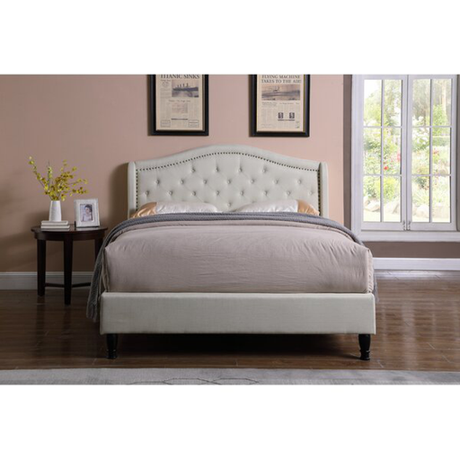 Weiss Tufted Low Profile Platform Bed