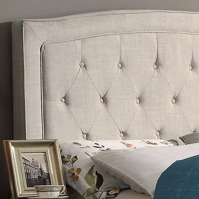 Milo Tufted Upholstered Low Profile Bed