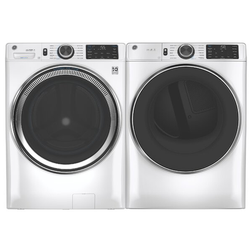 GE Appliances Smart 4.8 Cu. Ft. Front Load Washer and 7.8 Cu. Ft. Electric Dryer