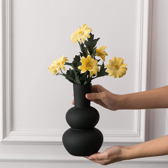 Tenforie Flower Vase Ceramic Vases for Decor, Flower Vase for Home Decor Living Room, Home, Office, Centerpiece,Table and Wedding
