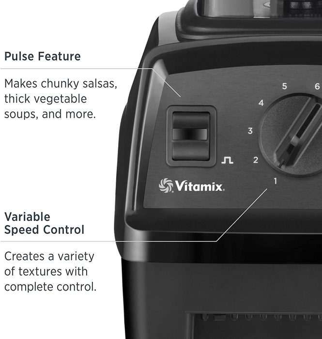 Vitamix Explorian Blender, Professional-Grade, 64 oz. Low-Profile Container, Black - 65542 (Refurbished)