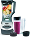 Ninja BL660 Professional Countertop Blender with 1100-Watt Base, 72 Oz Total Crushing Pitcher and (2) 16 Oz Cups for Frozen Drinks and Smoothies, Gray