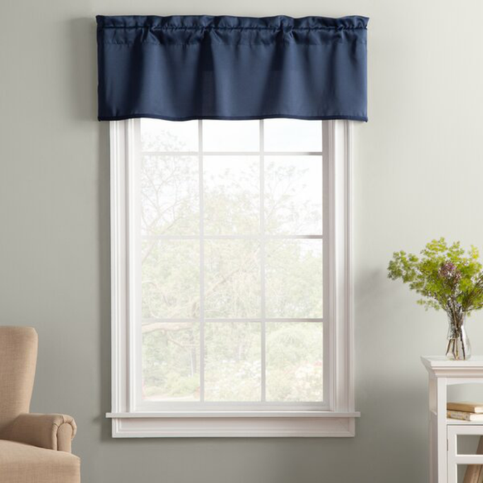 Solid Color 54'' Window Valance