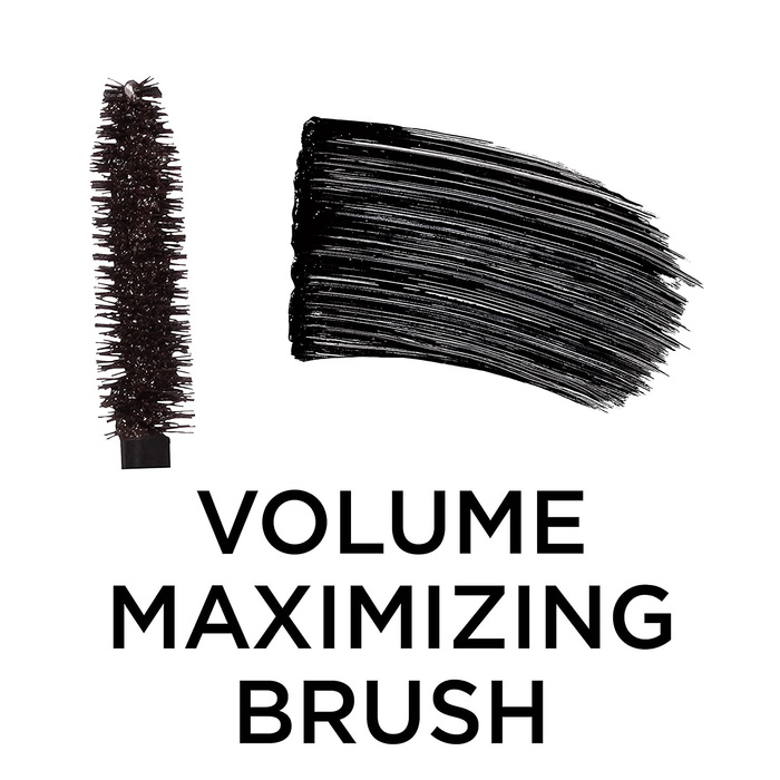 L'Oreal Paris Voluminous Original Volume Building Mascara and Infallible Eyeliner, Builds eye lashes up to 5X natural thickness, Smudge Free, Clump Free, Black, 1 kit