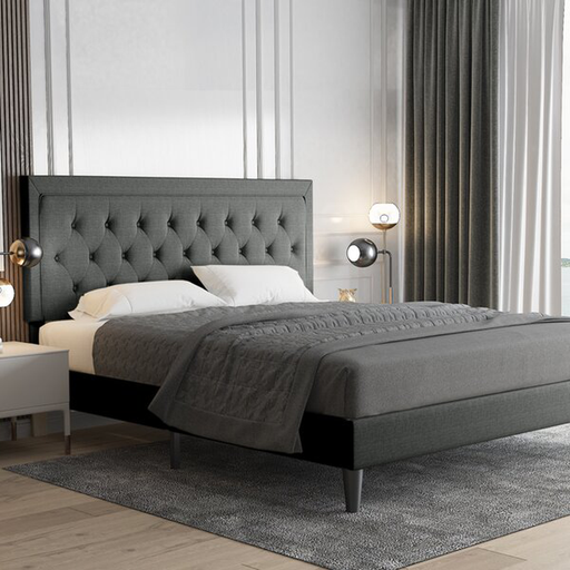 Hegg Tufted Low Profile Platform Bed