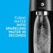 SodaStream Fizzi One Touch Sparkling Water Maker Bundle (Black) with CO2, BPA Free Bottles, and Bubly Drops Flavors