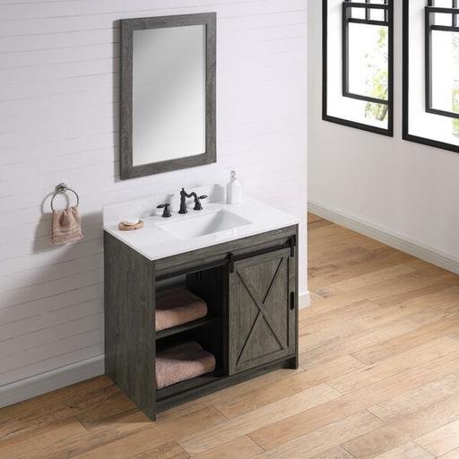 Jillian 35.8" Single Bathroom Vanity Set