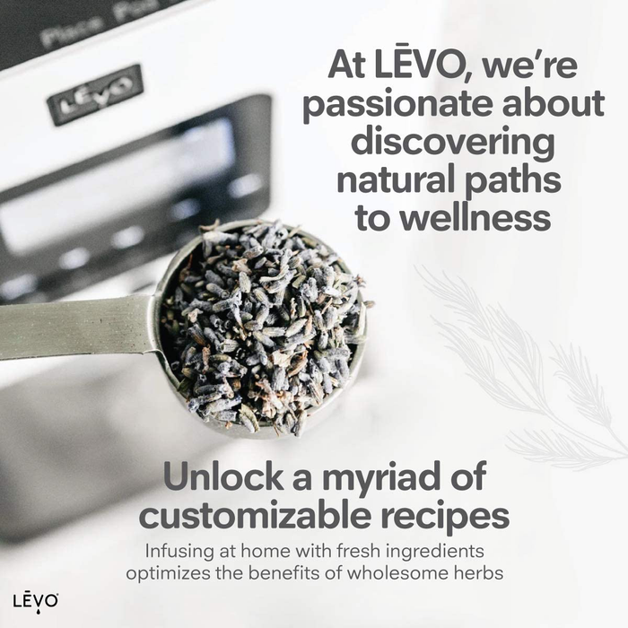 LĒVO II - Herbal Oil and Butter Infusion Machine - Botanical Decarboxylator, Herb Dryer and Oil Infuser - Mess-Free and Easy to Use - WiFi-Enabled via Programmable App (Jet Black)