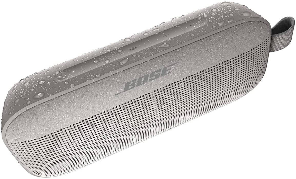 Bose SoundLink Flex Bluetooth Portable Speaker, Wireless Waterproof Speaker for Outdoor Travel - White