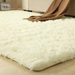 Modern Area Rugs Soft Decor Rug for Bedroom Living Room Nursery Floor Fluffy Shag Collection Rug Plush Fuzzy Shaggy Throw Rug Washable Faux Sheepskin Fur Mats Multi Colored Accent Rug Carpet Beige 2x3
