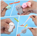 KINGYAO Squishies Squishy Toy 24pcs Party Favors for Kids Mochi Squishy Toy moji Kids Mini Kawaii squishies Mochi Stress Reliever Anxiety Toys Easter Basket Stuffers fillers with Storage Box