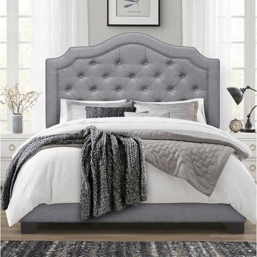 Alayah Tufted Upholstered Low Profile Standard Bed