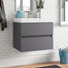 Albion 24.5" W x 18.75" D x 22.25" H Wall-Mounted Single Bathroom Vanity Set