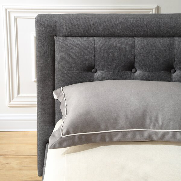 Pinheiro Tufted Upholstered Low Profile Platform Bed