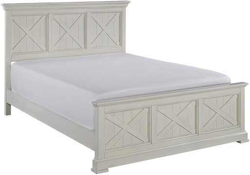 Seaside Lodge White Queen Bed, Night Stand, and Chest by Home Styles