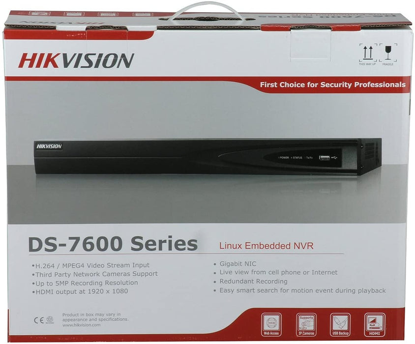 HIKVISION DS-7608NI-E2/8P 8CH PoE NVR Network Video Recorder